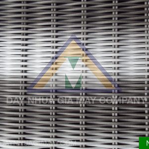 Dây nhựa giả mây Tròn 3mm Xám đen 2CK