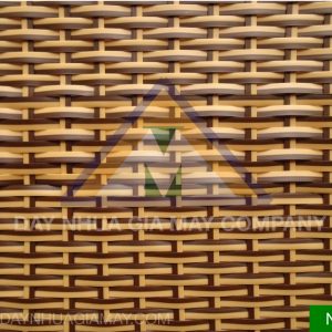 Dây nhựa giả mây 2 Mặt Màu Honey Socola