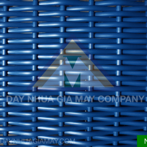 Dây nhựa giả mây Bán nguyệt Màu Xanh Lam