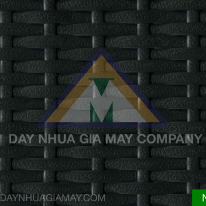 Dây nhựa giả mây Cán Hoa Văn Đen