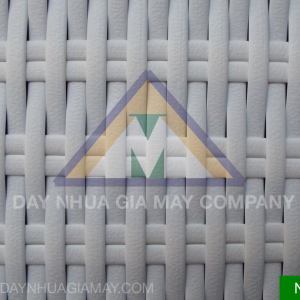 Dây nhựa giả mây Cán Hoa Văn Trắng