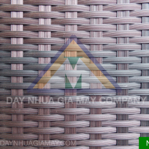 Dây nhựa giả mây Đen Nhũ Đồng