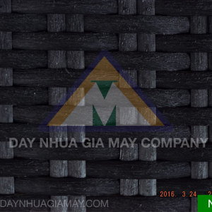 Dây nhựa giả mây Đen Xước