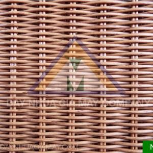 Dây nhựa giả mây Rattan Brown đậm