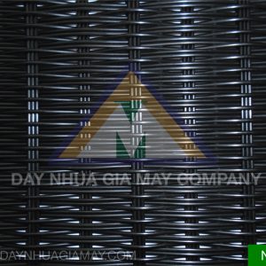 Dây nhựa giả mây Tròn Màu Đen