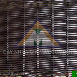 Dây nhựa giả mây Tròn Màu Socola