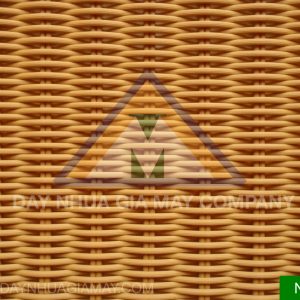 Dây nhựa giả mây Tròn Rỗng Sọc Màu Honey