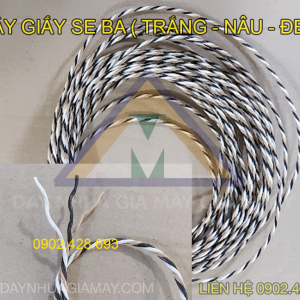 Twisted paper rope