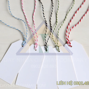 Dây giấy xoắn cột nhãn mác