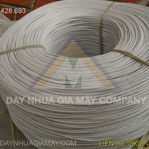 Dây thừng giấy màu trắng