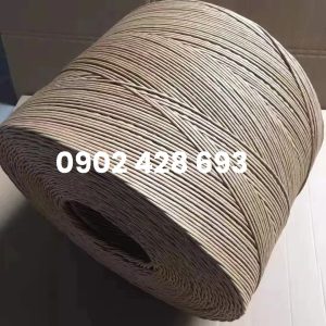 dây giấy xoắn 1 cuộn màu vàng nâu